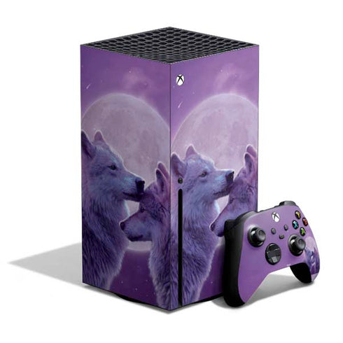 Loving Wolves by Vincent Hie Xbox Series X Skins